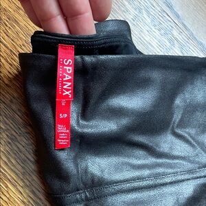 SPANX Shiny Black Leggings